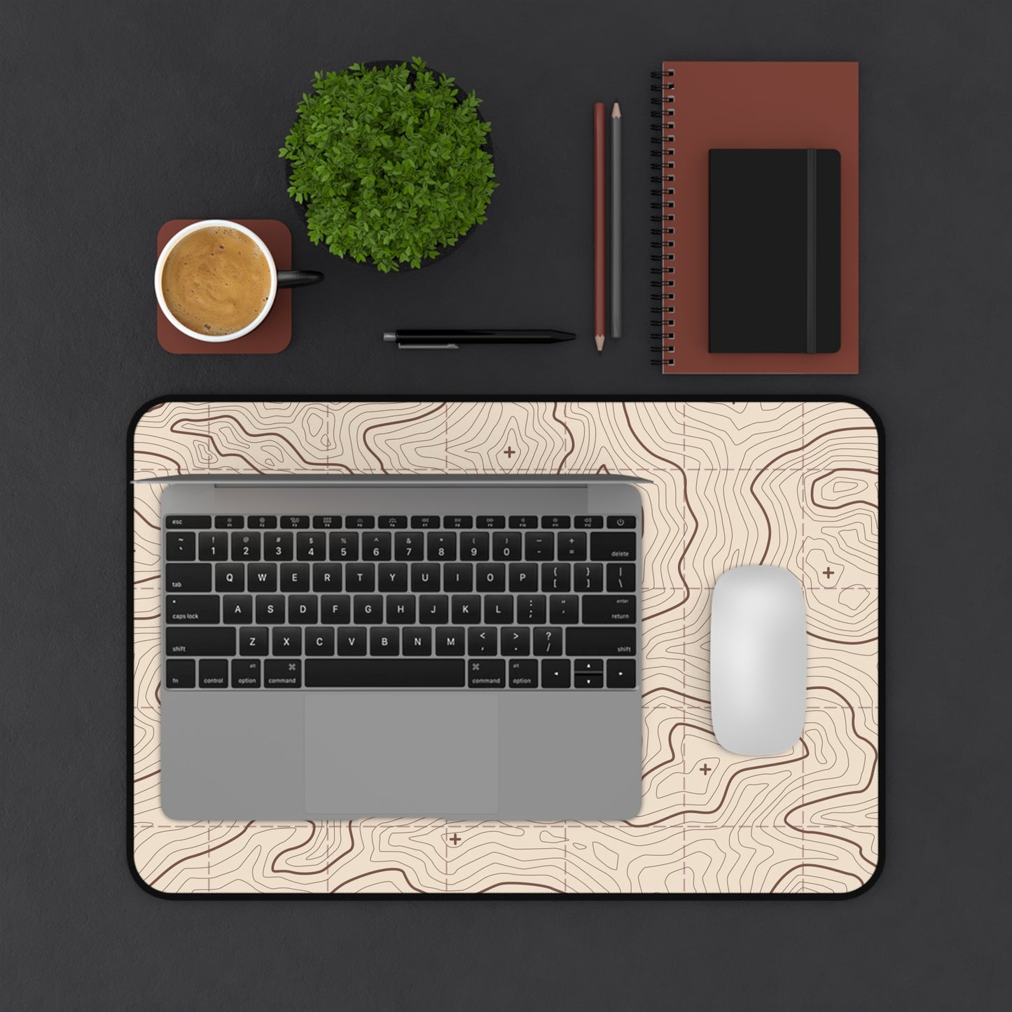 Topographic Large Mouse Pad.