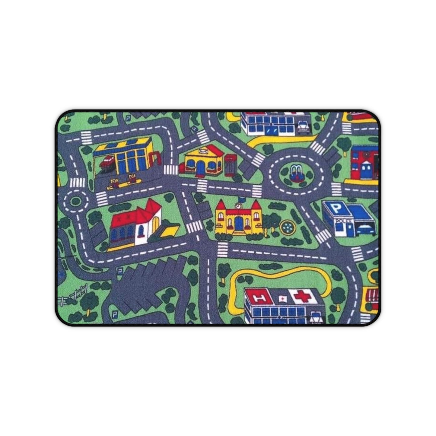 Retro Playing Rug Large Mouse Pad